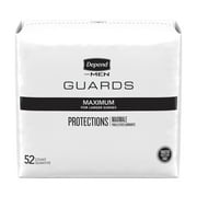 Depend Guards Incontinence Pads for Men, Maximum Absorbency, 104 Count