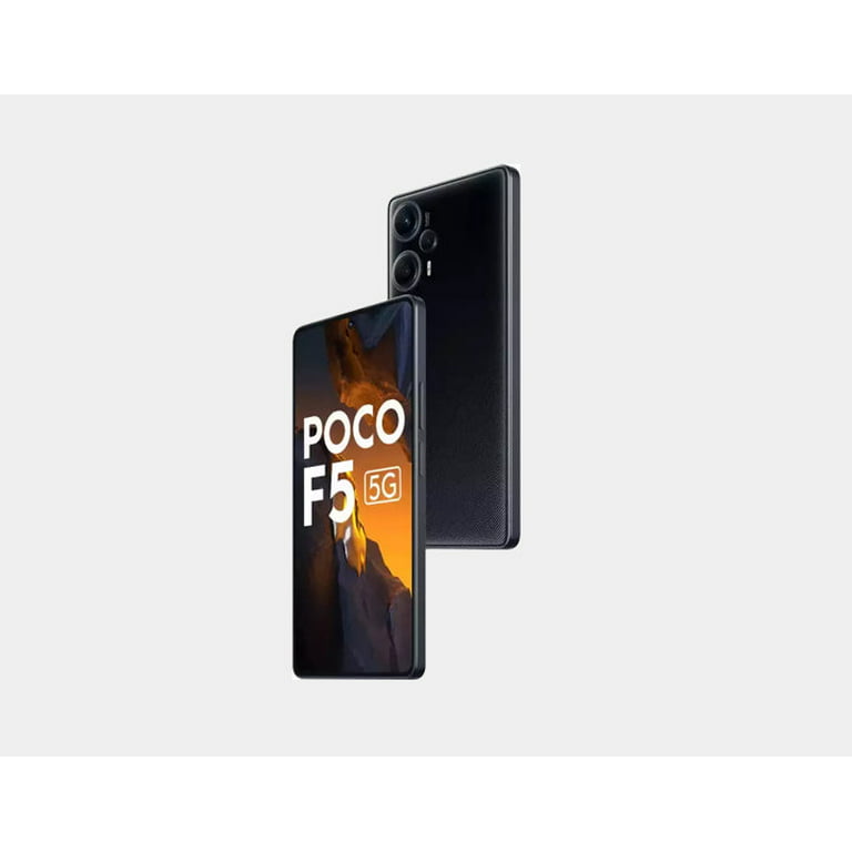 Xiaomi Poco F5 5G Dual SIM 256GB ROM 12GB RAM GSM Unlocked - Black 