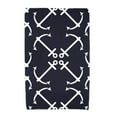 thumbnail image 2 of Simply Daisy 30" x 60" Anchor's Up Geometric Print Beach Towel, 2 of 2