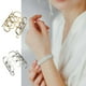 thumbnail image 3 of Guardurnaity Pulseras con reticulación hueca, brazalete duradero dorado, joyería de moda anticorrosión Simple, regalo para mujer, fiesta Ropa, zapatos y accesorios Miscelánea, 3 of 6