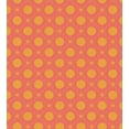 thumbnail image 3 of African Duvet Cover Set, Repetitive Traditional Modernized in Vibrant Tones Illustration, Decorative 3 Piece Bedding Set with 2 Pillow Shams, Queen Size, Yellow and Hot Pink, by Ambesonne, 3 of 3
