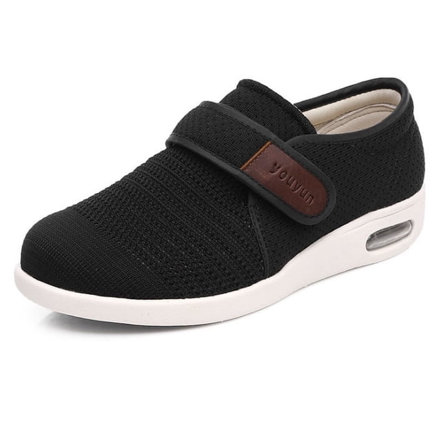 Zapatos de ortopedia transpirables para pies anchos, zapatos hinchados, ajuste de la eversión del pulgar, zapatos suaves y cómodos para diabéticos, zapatos para caminar, Verano