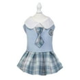 thumbnail image 1 of Vêtements pour Animaux Robe Élégante à Carreaux pour Petits Chiens et Adorable Robe à Cravate pour Chat pour Usage Intérieur Extérieur, 1 of 8