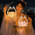 thumbnail image 1 of Paokuoon Jade Rabbit Lantern DIY Jade Rabbit Lantern Kit Vintage Style Children Handmade Festive Lantern for Easy Installation, 1 of 7