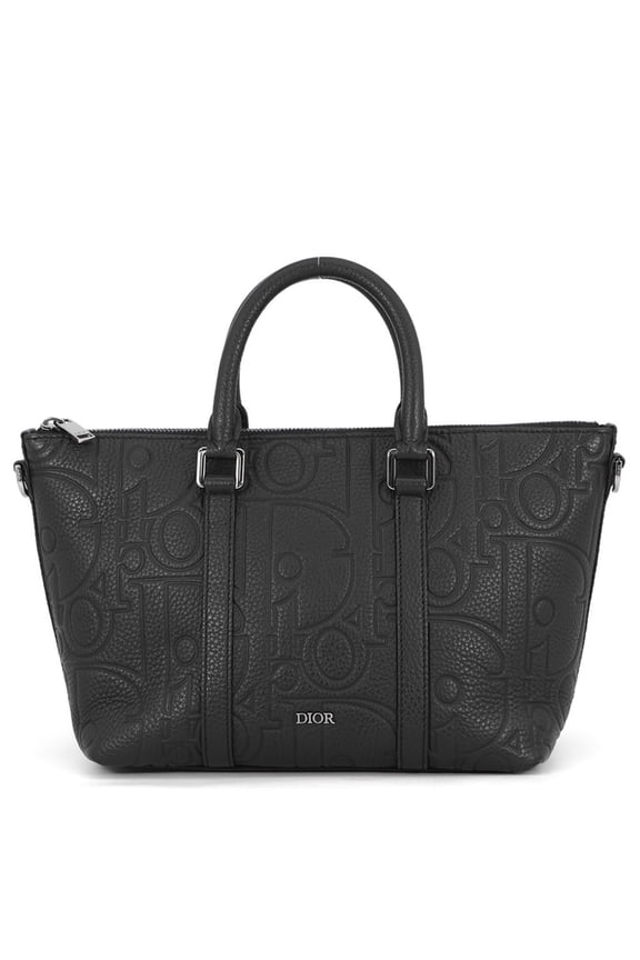Pre-Owned Dior handbag, Gravity Weekender 25, calf leather, 1ESPO322LLG, Christian Dior, black,...