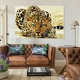 thumbnail image 3 of Leopard with Bright Blue Eyes Canvas Art Poster And Wall Art Picture Print Modern Family Bedroom Decor Posters,Unframe-style,12x18inch(30x45cm), 3 of 8