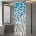 thumbnail image 3 of Water Ripple Window Privacy Film Summer Ocean Beach Sand Seabed Decorative Glass Window Film UV Blocking Static Cling Non-Adhesive Sticker Covering for Home Door 23.6 x 59 inches, 3 of 7