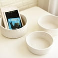 thumbnail image 5 of Round Handmade Cotton Rope Baskets Containers Storage Bins Cotton Rope Baskets for Storage Throw Blanket Basket for Living Room Decorative Large Woven Basket Hand-woven Braided Storage Basket, 5 of 5