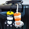 thumbnail image 5 of 2-Pack Cat Paw Luggage Tags – Cute Silicone Suitcase & Backpack Tags for Women and Kids, Unique Travel Identifier Labels (Black & White), 5 of 5