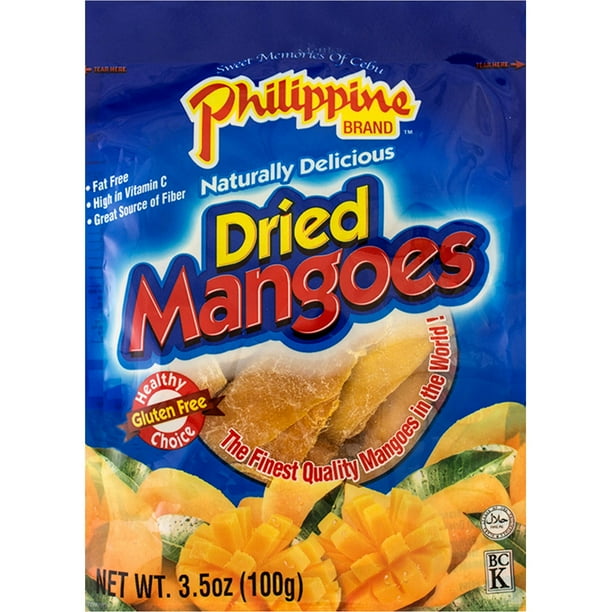 Philippine Brand Dried Mangoes, 3.5 Oz
