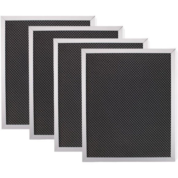ERDS-97007696 Range Hood Filter Replacement Grease Filter Compatible with B-roan N-autilus and K-enmore 10.5 X 8.75 Stove Vent Fan Charcoal Filter 4 Pack