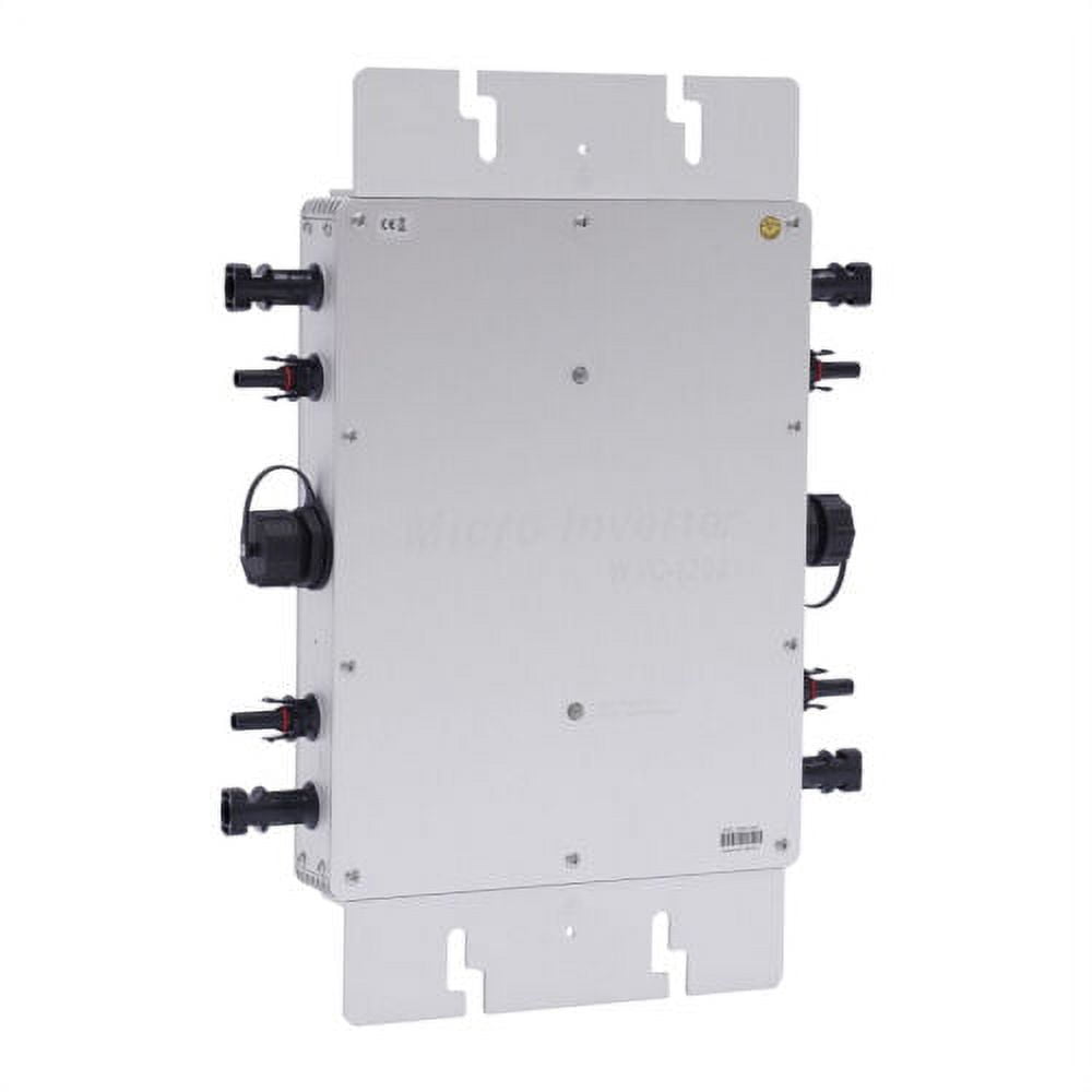 Solar Micro Inverter Waterproof WVC-1200W Grid Tie MPPT Pure Sine Wave DC to AC