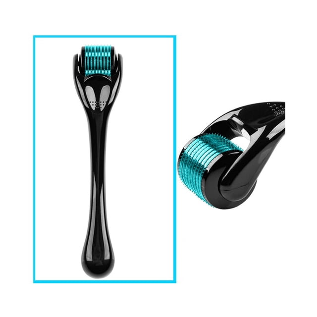 Derma Roller Kit de crecimiento de barba Piel facial Barba de vello 540 Titanio Microneedle 0.25mm Kit de instrumentos de belleza cosmética con estuche de almacenamiento MFZFUKR XYWJ139