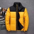 thumbnail image 2 of uikmnh Mens Winter Jacket Men'S Loose Plus Size Winter Fashionable Daily Retro Casual Warm Hooded Down Jacket Size:L, 2 of 3
