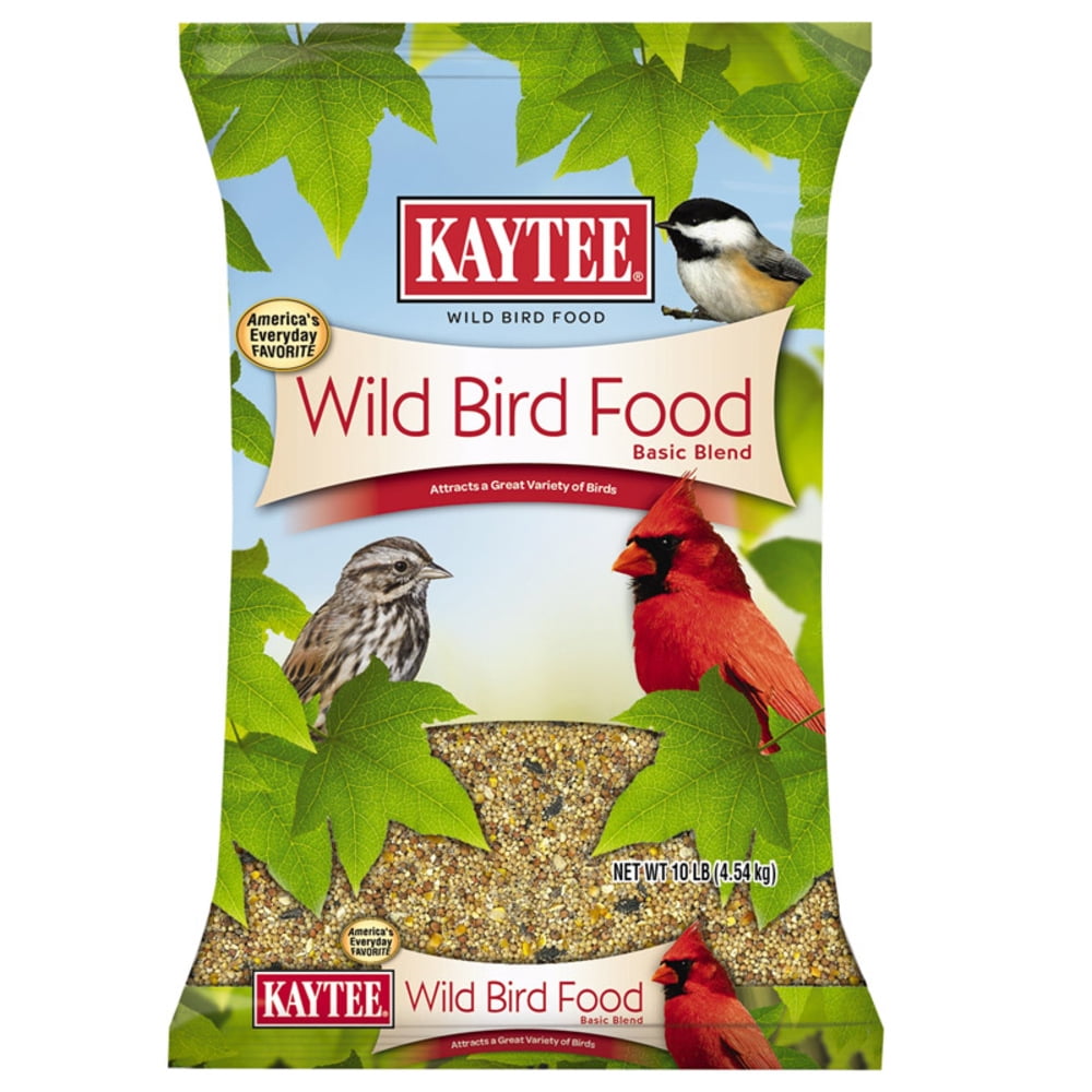 Kaytee Basic Wild Bird Feed And Seed Millet Free 25 Lb Bag Walmart Com