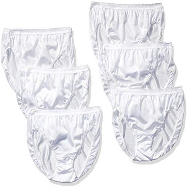 Hanes Hanes Women's 6 Pack Nylon HiCut Panties, Assorted, 9