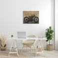 thumbnail image 3 of Stupell Industries Vintage Motorcycle Collage Transportation Painting Gallery Wrapped Canvas Print Wall Art, 30 x 24, 3 of 8