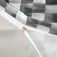 thumbnail image 4 of Homewish Gray Checkerboard Twin Duvet Cover,Aesthetic Geometric Twin Bedding,Light Gray Reversible,2-Piece,1 Duvet Cover and 1 Pillowcase, 4 of 6