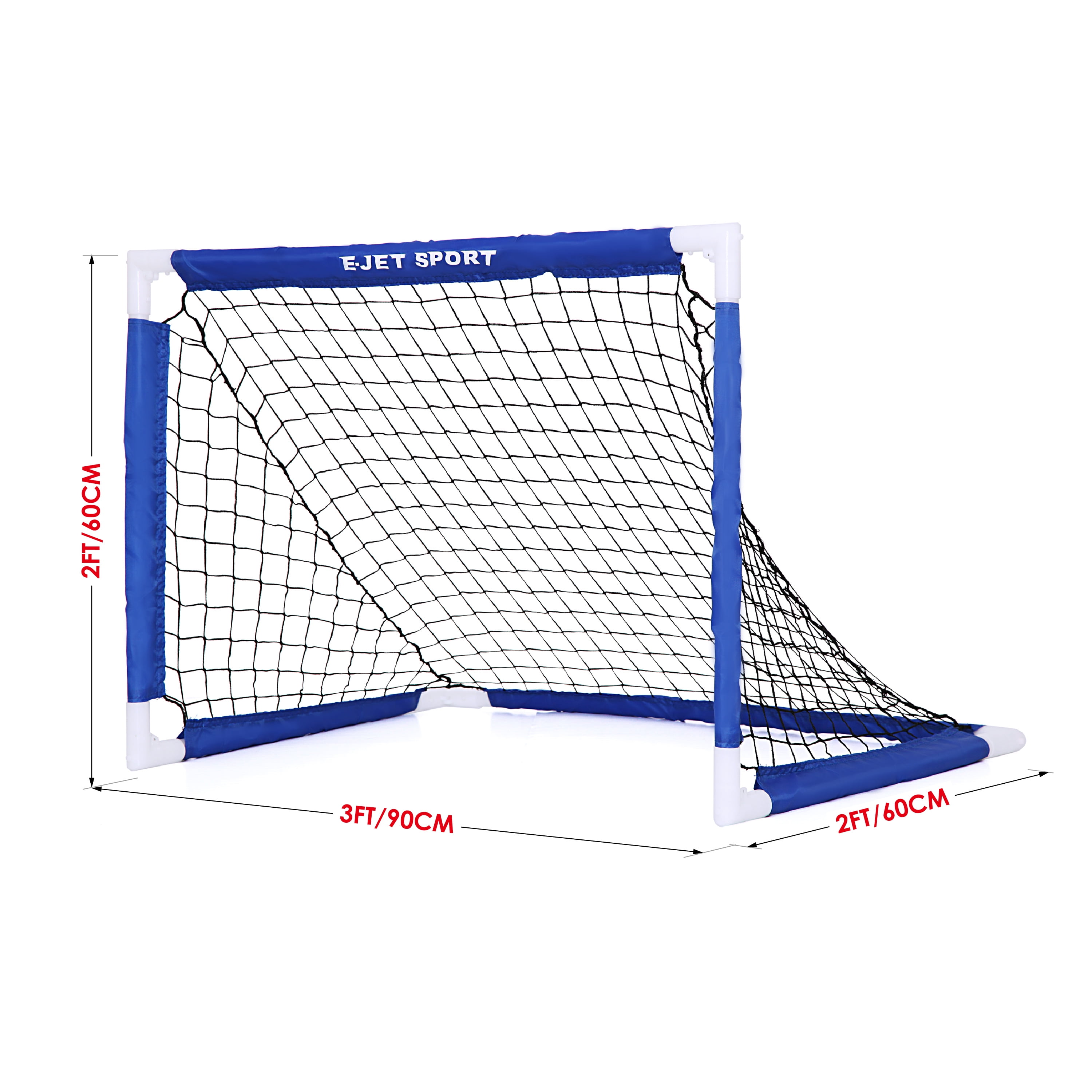 Pack De 2 Mini Buts De Football Pour Entraînement - Jaunes, Pliables, Enfants