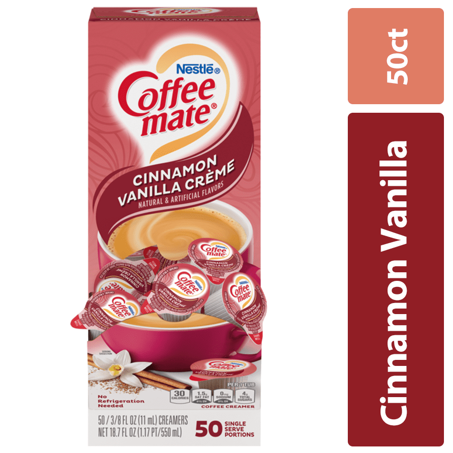 Coffee Mate Cinnamon Vanilla CrÃ Â¨me Coffee Creamer Singles, 0.375 Fl