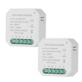 thumbnail image 1 of 2PCS Tuya MINI DIY One Way Smart Switch Small Body APP Remote Control WiFi Switch Timer Light Switch Compatible With Google Home/Nest & Alexa, 1 of 8