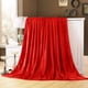 thumbnail image 5 of Frazada Manta decorativa de franela de terciopelo rojo sandía,suave y a cuadros,ideal para sofá o cama,para todas las estaciones (1 pieza). Rkxzt, 5 of 8
