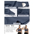 thumbnail image 4 of MINTREUS Women's Sports Bra Moderate Support Wide Strap Mesh Breathable Fitness Workout Yoga Bra, 4 of 7