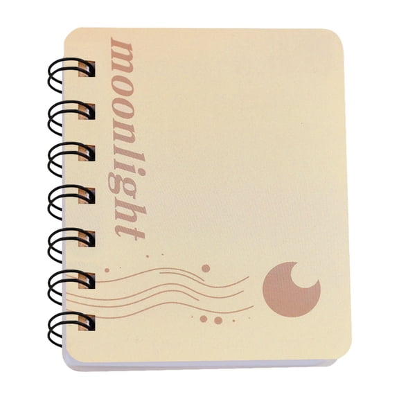 BinKFF Blank Page Journal Small Steno Pads 3.1" x 3.9" Pocket Sketchbook Blank Small Spiral Notepads Cute Unlined Journal Page Notebook No Lines Top Spiral Notebook Drawing Notepads