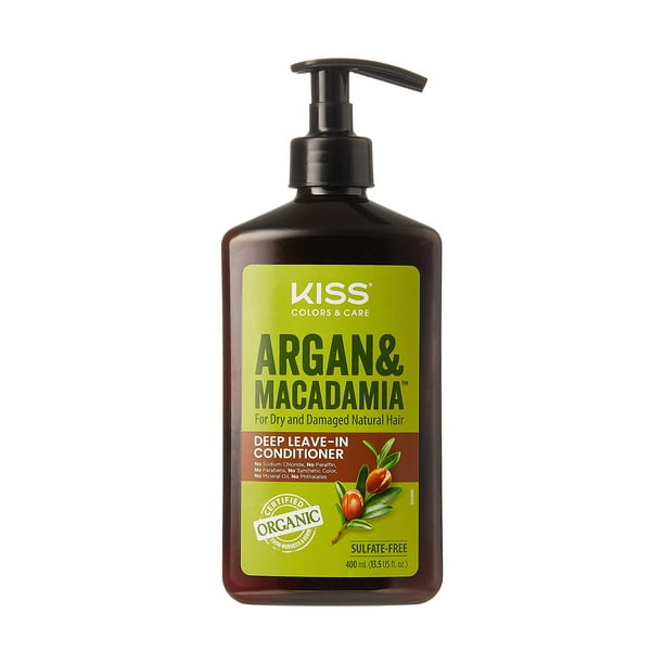 Acondicionador sin enjuague KISS Color & Care Argan & Macadamia