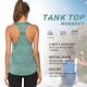 thumbnail image 4 of Chaleco mujer Mujeres Workout Tops Racer Back Solid sin mangas Yoga Fitness Running Gym Lounging Qui Meterk Chaleco mujer, 4 of 6