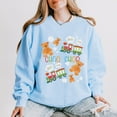 thumbnail image 2 of Teddy Bears and Choo Choo Trains - Lightweight Garment Dyed Sweatshirt, 2 of 5