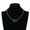 Spring Clasp, variant on Stainless Steel Neck Chain Choker Aesthetic Circle Pendant Necklace For Women-Cuban Chain