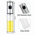 thumbnail image 2 of 100Ml Glass Oil Sprayer And Dispenser Oil Sprayer Mister Sprayer Glass Bottles, 2 of 6