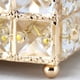 thumbnail image 2 of Caja de pañuelos de cristal cuadrada de estilo europeo Home Bar KTV Decoración de mesa (Oro) Ehuebsd Libre de BPA, 2 of 8