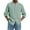 Light Green, variant on Men's Casual Long Sleeve Waffle Knit Button Down Solid Color Shirt for Spring Fall Comfort Wear,Black,L