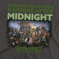 thumbnail image 2 of Gremlins 2 After Midnight Women's T Shirt, Charcoal, 2X-Large, 2 of 6