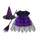 thumbnail image 3 of Disfraz de calabaza de Halloween para niños y niñas, con capa, vestido de tutú para niños pequeños, Cosplay de bruja, espectáculo de escenario escolar, vestido de disfraz de Carnaval, 3 of 5