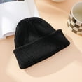 thumbnail image 3 of Qarigey Sombreros de mujer, sombreros de Color sólido, accesorio de ropa, gorros de invierno flexibles y cómodos, gorro de punto Unisex grueso para Sombreros Beige, 3 of 6