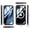Black, variant on Clear Heavy Duty Case for iPhone 16E / 17E, 360° Full Body Shockproof Cover with Built-in 9H Tempered Glass Screen Protector, Magnetic Design, Dustproof Anti-Scratch,Black