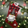 thumbnail image 4 of Medias navideñas 3d para chimenea, decoraciones navideñas colgantes, 4 of 5