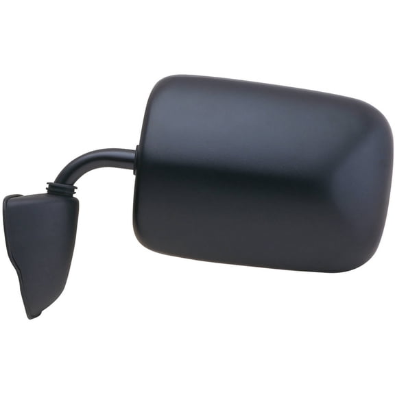 60056C - Fit System Driver Side Mirror for 93-97 Dodge Full Size Van, textured black, foldaway, Manual Fits select: 1996-1997 DODGE RAM VAN, 1993-1997 DODGE RAM WAGON