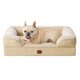 thumbnail image 1 of Cama para perros EHEYCIGA, ortopédica, impermeable, de espuma viscoelástica, color gris, 1 of 9