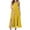 Yellow, variant on Tumotour Summer Dress For Women Floral Corset Dress Sleeveless Print Tie Dresses Maxi Flowy Slit Dress Beach Summer Loose Long Dresses