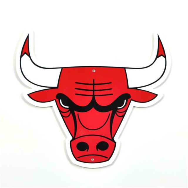 Authentic Street Signs 96000 12 in. Bulls Primary Steel Logo