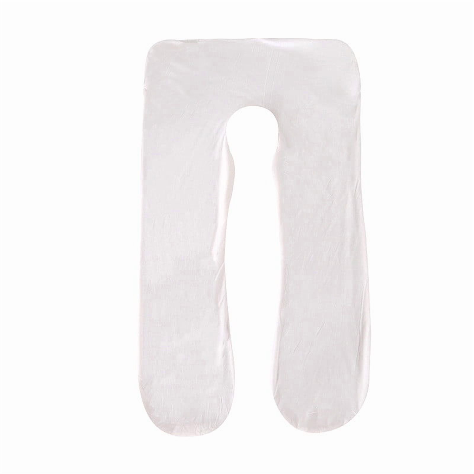 U-Shaped Pregnancy Pillow Cover, Pregnancy Pillow Replacement Cover Compatible with Pillows, Removable and Washable U Shaped Smooth Maternity Pillow Cover, Soft Pillow Protector for Side