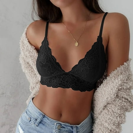 

Jiyugala Lingerie For Women Women Strapless Adjustment Rimless Invisible Bralette Push Up Sticky Bras Vest