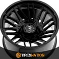 thumbnail image 5 of Motiv Offroad 424B Mutant 20x12 6x135/6x139.7 -44et Gloss Black Wheel, 5 of 5