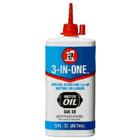 3 In One 3 OZ Heavy Duty Motor Oil, Each
