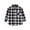 White, variant on Toddler Boys Girls Shirts Flannel Jacket Plaid Long Sleeve Lapel Button Down Shacket Baby Coat Outwear Clothes Tops for Kids Size 2-3T
