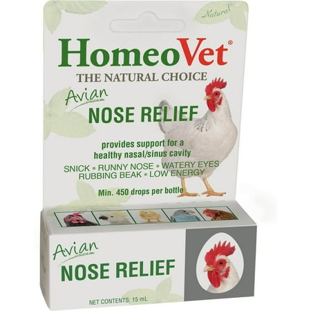 UPC: 0704959150020 | HomeoVet Avian Nose Relief 15mL